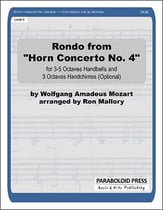 Rondo from Horn Concerto No. 4 Handbell sheet music cover